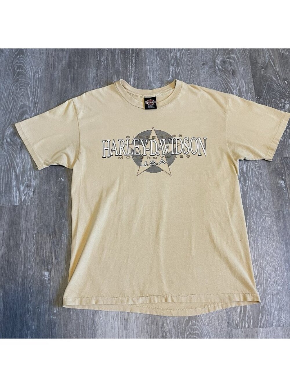 Vintage Harley Davidson T Shirt Single Stitch Large Dick Farmer's Orlando FL